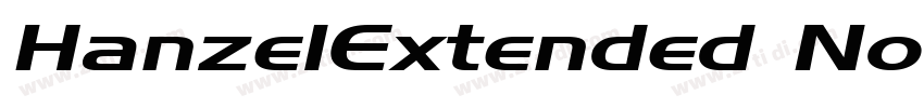HanzelExtended Norma字体转换